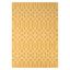 Sunny Trellis Yellow Synthetic 3'11" x 5'7" Easy-Care Area Rug