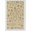 Ivory and Beige Wool Geometric Flatweave Rug 3'6" x 5'6"