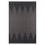 Charcoal Geometric Indoor Outdoor Polypropylene Area Rug 9'10" x 13'2"