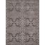Gray Geometric Chenille 2'x3' Easy Care Accent Rug