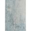 Light Blue and Ivory Rectangular Wool Synthetic Area Rug