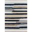 Navy Geometric Hand-Woven Wool Area Rug 3' x 5'