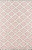 Desert Diamond Handmade Wool Rug in Pink, 2' x 3'