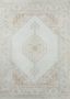 Elegant Isabella Medallion Brown Synthetic Area Rug 4' x 6'