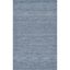 Hand-Tufted Denim Blue Rectangular Wool Area Rug 3'6" X 5'6"