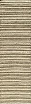 Natural Brown Wool Handwoven Flatweave Reversible Runner Rug