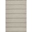 Beige Geometric Flatweave Wool Area Rug, 3'6" x 5'6"