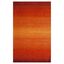 Handmade Paprika Geometric Wool Tufted Rectangular Rug