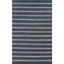 Handmade Navy Stripe 5' x 7' Jute Area Rug