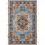 Hand-Tufted Blue Wool Medallion 3' x 5' Area Rug