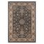 Elegant Tudor Hand-Tufted Wool Area Rug, Gray, 90"x9"