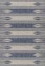 Coastal Breeze Blue Synthetic Easy-Care Rectangular Rug 2' x 3'