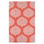 Handmade Coral Synthetic 8' x 10' Rectangular Area Rug