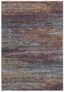 Gray and Multicolor Synthetic Oriental Rectangular Area Rug