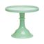 Jade Green 6" Glass Cake Stand