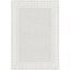 Ivory Braided Rectangular Synthetic 4' x 6' Area Rug