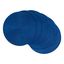 Nautical Blue 15'' Round Woven Polypropylene Placemats, Set of 6