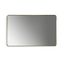 Eleganza 48" Gold & Silver Aluminum Rectangular Vanity Mirror