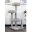 Gray Multi-Level Sisal and Carpet Cat Tree Condo