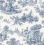 Navy Blue Chateau Toile Peel and Stick Wallpaper