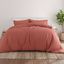 Clay Microfiber Twin/Twin XL Duvet Cover Set with Pillow Sham