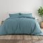 Ocean Blue Microfiber King/California King Duvet Cover Set