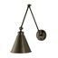 Aidan Architectural Bronze Adjustable Swing Arm Wall Sconce