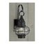 Classic Onion 16" Black Brass Outdoor Wall Lantern