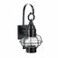 Classic Onion 16" Black Brass Outdoor Wall Lantern