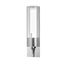 Sleek Chrome LED Vanity Sconce with Dimmable Light, 15" Height