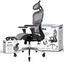 Ergo3D Silver Grey Mesh High Back Ergonomic Office Chair