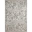 Ivory Floral Wool-Synthetic Blend 4' x 6' Area Rug