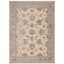 Elegant Ivory & Grey Hand-Tufted Wool Blend 5' x 7' Area Rug