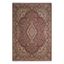 Elegant Terracotta Rectangular Synthetic Indoor Area Rug