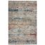 Slate Blue and Granite Grey 4' x 6' Synthetic Easy-Care Rug