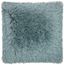 Celadon Shag Square Decorative Throw Pillow 20" x 20"