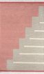 Rockford Pink Handwoven Wool Runner Rug 2'3" x 8'