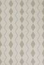 Ivory Diamond Synthetic 4' x 6' Reversible Flat Woven Rug