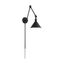 Delancey Matte Black Swing Arm Lamp with Multi-Position Arms