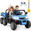 Blue 24V 6-Wheel Kids Ride-On Dump Truck with Remote Control