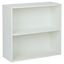 Prado 30" White Adjustable 2-Shelf Bookcase