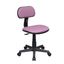 Dynamic Purple Fabric Task Chair with Adjustable Height and Swivel