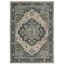 Aberdeen Ocean Blue Traditional Wool-Blend 7'10" x 10'10" Area Rug