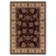 Ivory Oriental Hand-Knotted Round Synthetic Area Rug