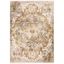 Maharaja Ivory and Gold Hand-Knotted Rectangular Rug 5'3" x 7'6"