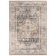 Gray Rectangular Hand-knotted Synthetic 2' x 3' Rug