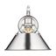 Orwell 10" Chrome Steel Dimmable Wall Sconce