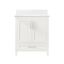 Pure White 30" Freestanding Bathroom Vanity with Sink