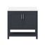 Vegas Dark Charcoal 36" Freestanding Bathroom Vanity with Sink