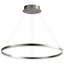 Aged Brass 32" LED Ring Pendant Light